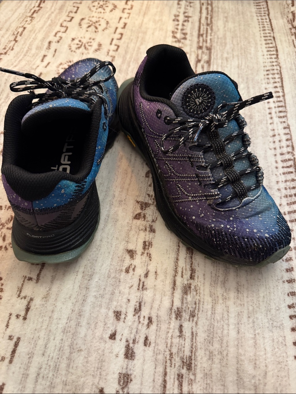 Merrell Women’s Galaxy Gradient Trail Shoes - Blue & Purple